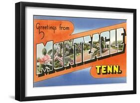 Greetings from Monteagle, Tennessee-null-Framed Art Print