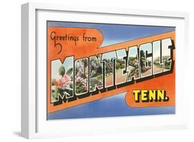 Greetings from Monteagle, Tennessee-null-Framed Art Print