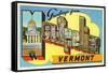 Greetings from Montpelier, Vermont-null-Framed Stretched Canvas