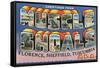 Greetings from Muscle Shoals, Alabama-null-Framed Stretched Canvas