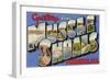 Greetings from Muscle Shoals, Alabama-null-Framed Art Print