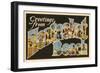 Greetings from Nantasket Beach, Massachusetts-null-Framed Giclee Print