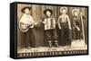 Greetings from Nashville, Child Hillbilly Musicians-null-Framed Stretched Canvas