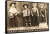 Greetings from Nashville, Child Hillbilly Musicians-null-Framed Stretched Canvas