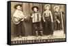 Greetings from Nashville, Child Hillbilly Musicians-null-Framed Stretched Canvas