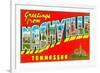 Greetings from Nashville, Tennessee-null-Framed Premium Giclee Print