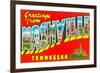 Greetings from Nashville, Tennessee-null-Framed Premium Giclee Print