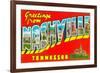 Greetings from Nashville, Tennessee-null-Framed Premium Giclee Print