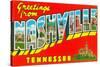 Greetings from Nashville, Tennessee-null-Stretched Canvas