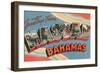 Greetings from Nassau, Bahamas-null-Framed Art Print