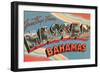 Greetings from Nassau, Bahamas-null-Framed Art Print