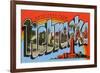 Greetings from Nebraska-null-Framed Premium Giclee Print