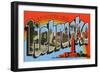 Greetings from Nebraska-null-Framed Art Print