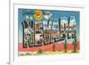 Greetings from Nevada-null-Framed Premium Giclee Print