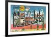 Greetings from Nevada-null-Framed Premium Giclee Print