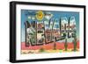 Greetings from Nevada-null-Framed Art Print