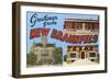 Greetings from New Braunfels, Texas-null-Framed Art Print