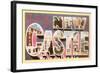 Greetings from New Castle, Pennsylvania-null-Framed Art Print