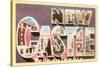 Greetings from New Castle, Pennsylvania-null-Stretched Canvas