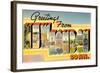 Greetings from New London, Connecticut-null-Framed Art Print