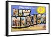 Greetings from New Mexico-null-Framed Art Print