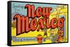 Greetings from New Mexico-null-Framed Stretched Canvas