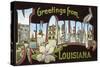 Greetings from New Orleans, Louisiana-null-Stretched Canvas