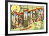 Greetings from New Orleans, Louisiana-null-Framed Premium Giclee Print