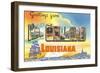 Greetings from New Orleans, Louisiana-null-Framed Art Print