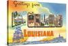 Greetings from New Orleans, Louisiana-null-Stretched Canvas