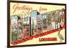 Greetings from New Orleans, Louisiana-null-Framed Art Print