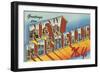 Greetings from New Rochelle, New York-null-Framed Art Print