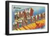 Greetings from New Rochelle, New York-null-Framed Premium Giclee Print