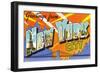 Greetings from New York City, New York-null-Framed Art Print