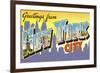 Greetings from New York City, New York-null-Framed Premium Giclee Print