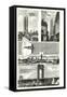 Greetings from New York City, Scenes-null-Framed Stretched Canvas