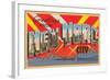 Greetings from New York City-null-Framed Art Print