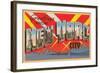 Greetings from New York City-null-Framed Art Print