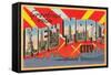 Greetings from New York City-null-Framed Stretched Canvas