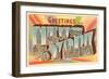 Greetings from New York City-null-Framed Art Print