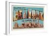 Greetings from New York, the Empire City-null-Framed Art Print