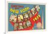 Greetings from New York World's Fair, 1939-null-Framed Art Print