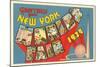 Greetings from New York World's Fair, 1939-null-Mounted Art Print