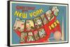 Greetings from New York World's Fair, 1939-null-Framed Stretched Canvas