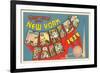 Greetings from New York World's Fair, 1939-null-Framed Art Print