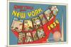 Greetings from New York World's Fair, 1939-null-Mounted Art Print