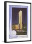 Greetings from New York World's Fair, Tower of Glass-null-Framed Art Print