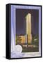 Greetings from New York World's Fair, Tower of Glass-null-Framed Stretched Canvas
