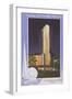 Greetings from New York World's Fair, Tower of Glass-null-Framed Art Print