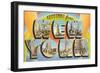 Greetings from New York-null-Framed Art Print